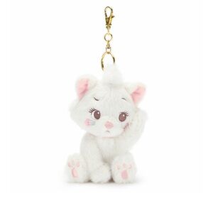 Tokyo Disney Marie Plush Keychain Bag Charm The Aristocats Pink White Accessory